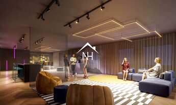 Imagem 6: Apartamento no Brooklin de 30m c/ 1 dormitório integrado ao terraço, churrasqueira, piscin