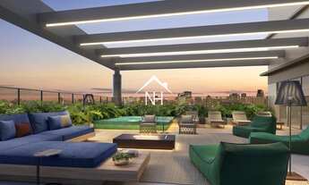 Imagem 4: Studio de 40m no Brooklin c/ dormitório integrado a varanda,espaço gourmet,piscinas,salão