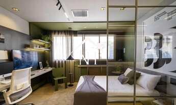 Imagem: Studio de 28m com dormitórios, piscina