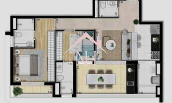 Imagem 2: Apartamento na Vila Madalena de 76m, 2 suítes,1 vaga,terraço gourmet,academia,piscina,quad