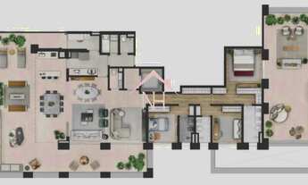 Imagem 3: Garden de 366m c/hall privativo,3 suítes,4 vagas,terraço coberto e descoberto,espaço gourm
