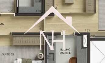 Imagem 6: Apartamento no Jardins de 268m c/Hall privativo,4 suítes,amplo living c/ terraço integrado