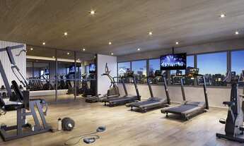 Imagem 4: Studio de 27m,dormitórioc/varanda,fitness,piscina,solarium,coworking,bicicletário,lavander