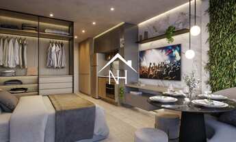 Imagem: Studio de 27m,dormitórioc/varanda,fitness,piscina,solarium,coworking,bicicletário,lavander