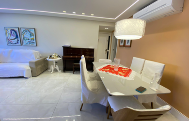 Imagem 3: Loteamento Aquarius, Pituba, Apartamento Com 03 Suítes, Para Locação, 152m2, Nascente, Sa