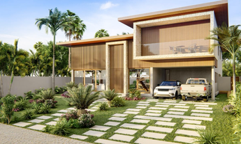 Imagem 2: Lote no Alphaville Guarajuba com projeto aprovado (casa com 5 suítes)