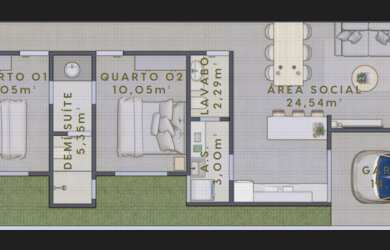 Imagem 2: LINDA CASA BAIRRO RIO BRANCO - 103,05 M2 - CATENA RESIDENCE