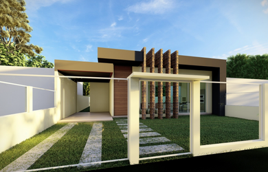 Imagem 2: CASA PAULO, 3 dormitórios, 3 suíte, 3 banheiro, 1 vaga na garagem, 116M² de Área Construíd