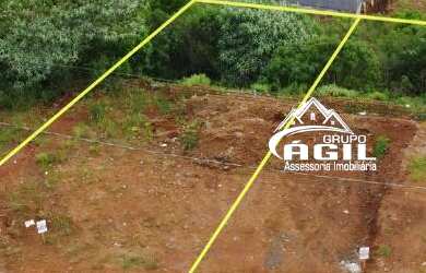 Imagem: Dois terrenos, prontos para construir, no Loteamento Rech, Santa