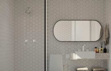 Imagem: O apartamento possui 2 Dormitórios, 1 Banheiro, 1 Vaga na garagem