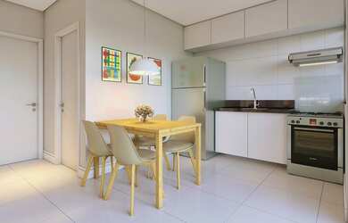 Imagem: A casa em condomínio possui 2 Dormitórios, 1 Banheiro, 2 Vagas