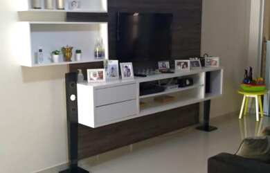 Imagem: A casa em condomínio possui 3 Dormitórios, 1 Suíte, 3 Banheiros