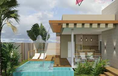 Imagem 2: Condomínio Alphaville. Piscina, Churrasqueira, VarandaeÁrea de serviço