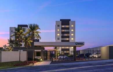 Imagem: O apartamento possui 2 Dormitórios, 1 Banheiro, 1 Vaga na garagem