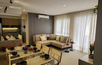 Imagem: O apartamento possui 2 Dormitórios, 1 Banheiro, 1 Vaga na garagem