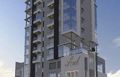 Imagem: O apartamento possui 2 Dormitórios, 1 Suíte, 2 Banheiros