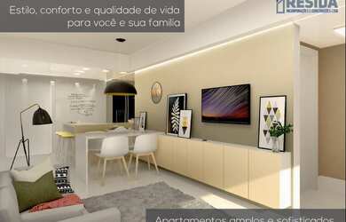 Imagem: O apartamento possui 2 Dormitórios, 2 Banheiros, 1 Vaga na