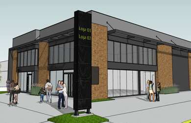 Imagem: A sala comercial possui 2 Vagas na garagem, 20m² de Área Privada