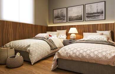 Imagem: A casa em condomínio possui 2 Dormitórios, 1 Banheiro, 2 Vagas