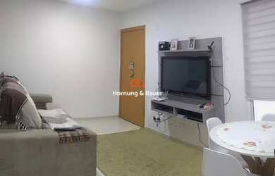 Imagem: O apartamento e possui 2 Dormitórios, Suítes, 1 Banheiro