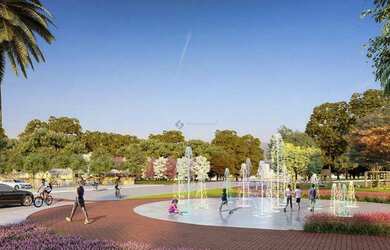 Imagem: O terreno possui 200m² de Área, Imóvel novo e está localizado