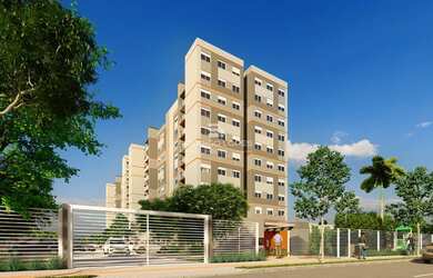 Imagem: O apartamento possui 3 Dormitórios, 1 Banheiro, 1 Vaga na garagem