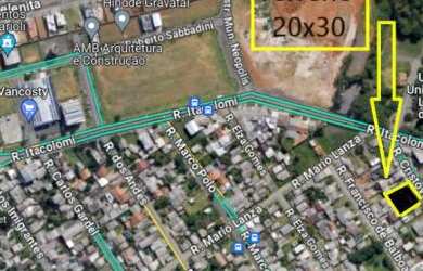 Imagem: O terreno possui 600m² de Área e está localizado em São