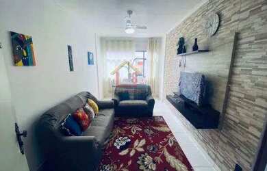 Imagem: O apartamento possui 1 Dormitório, 1 Banheiro, 1 Vaga na garagem