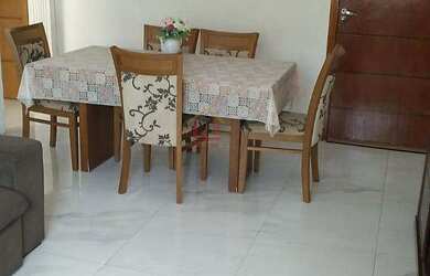 Imagem: O apartamento possui 1 Dormitório, 1 Banheiro, 1 Vaga na garagem