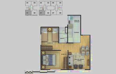 Imagem 2: Solar Trindade Tenda - Apartamentos 2 quartos em Trindade - São Gonçalo...