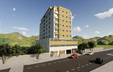 Imagem: O apartamento possui 2 Dormitórios, 1 Suíte, 1 Banheiro, 1