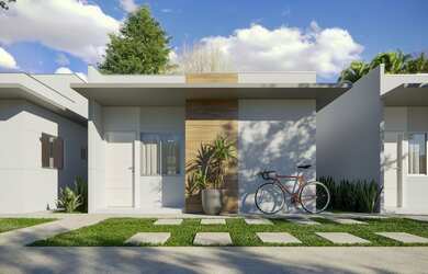 Imagem: A casa possui 2 Dormitórios, 1 Suíte, 1 Banheiro, 1 Vaga na