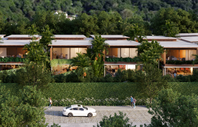 Imagem: A casa em condomínio possui 4 Dormitórios, 3 Suítes, 2 Banheiros