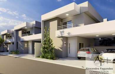 Imagem: A casa possui 3 Dormitórios, 1 Suíte, 3 Banheiros, 2 Vagas