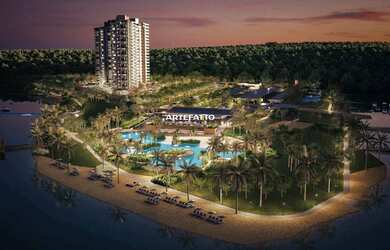 Imagem: O apartamento possui 2 Dormitórios, 1 Suíte, 2 Banheiros