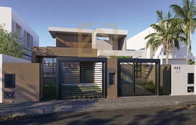 Imagem: A casa possui 3 Dormitórios, 3 Suítes, 2 Banheiros, 1 Vaga