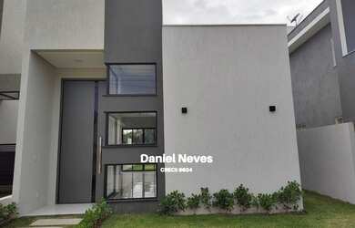 Imagem: A casa em condomínio possui 3 Dormitórios, 1 Suíte, 2 Banheiros