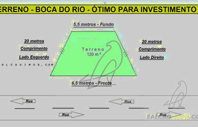 Imagem: O terreno está localizado em Boca do Rio, Salvador à venda