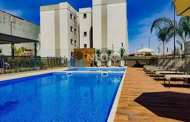 Imagem: O apartamento possui 2 Dormitórios, 1 Banheiro, 1 Vaga na garagem