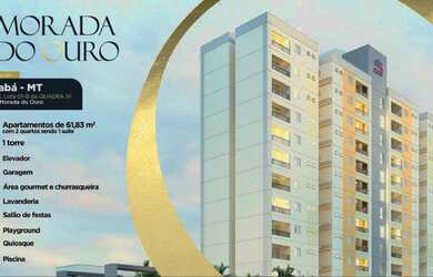 Imagem: O apartamento possui 2 Dormitórios, 1 Suíte, 2 Banheiros