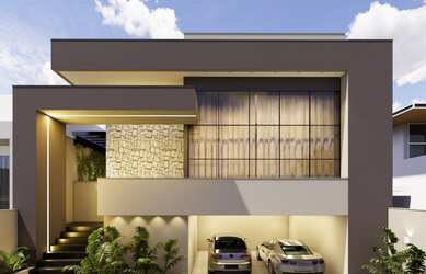 Imagem: A casa possui 3 Dormitórios, 3 Suítes, 4 Banheiros, 4 Vagas