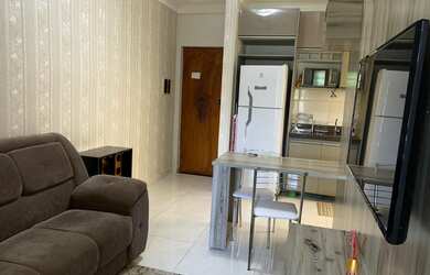 Imagem: O apartamento possui 2 Dormitórios, 1 Banheiro, 1 Vaga na garagem