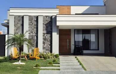 Imagem: A casa em condomínio possui 3 Dormitórios, 1 Suíte, 3 Banheiros