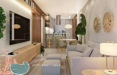 Imagem: O studio possui 1 Dormitório, 1 Banheiro, 1 Vaga na garagem