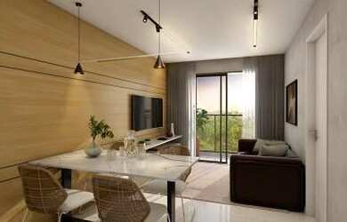 Imagem: O apartamento possui 2 Dormitórios, 1 Suíte, 2 Banheiros