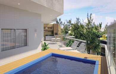 Imagem: O apartamento na cobertura possui 3 Dormitórios, 1 Suíte