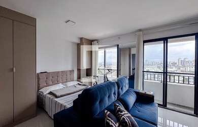 Imagem: A kitnet possui 1 Dormitório, 1 Suíte, 1 Banheiro, 27m² de