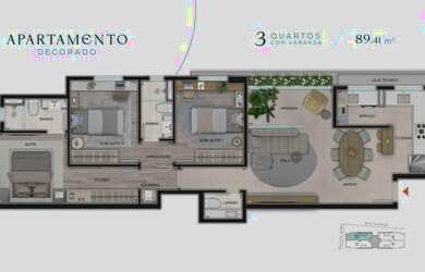 Imagem 16: Apartamento à venda, no Atmo em Belo Horizonte, Serra, com 3 quartos,...