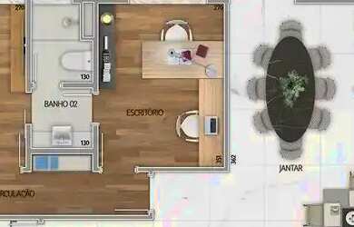 Imagem 4: Apartamento à venda, no Paradiso, em Belo Horizonte, Lourdes, com 3 quartos, 109,08m²