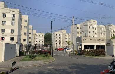 Imagem: O apartamento possui 2 Dormitórios, 1 Banheiro, 1 Vaga na garagem